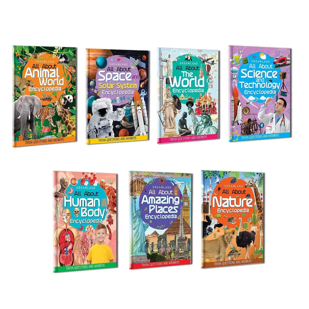 Dreamland Children Encyclopedia Books Pack - A Reference Book For Kids (English) 1