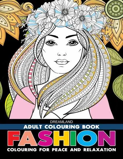 Dreamland Fashion Colouring Book - A Drawing Painting & Colouring Book For Adults (English) 1