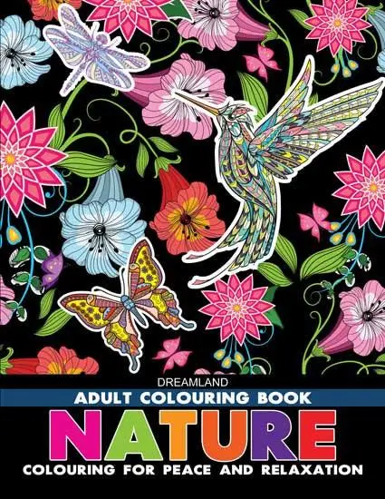Dreamland Nature Colouring Book - A Drawing Painting & Colouring Book For Adults (English) 1