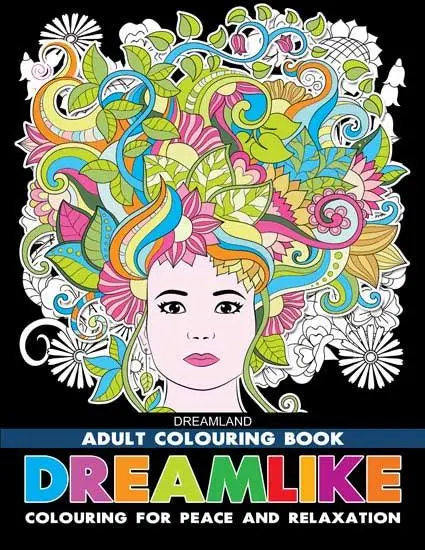 Dreamland Dreamlike Colouring Book - A Drawing Painting & Colouring Book For Adults (English) 1