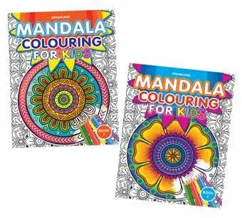 Dreamland Mandala Colouring Kids Pack - A Drawing Painting & Colouring Book For Kids - 2 Titles(English) 1