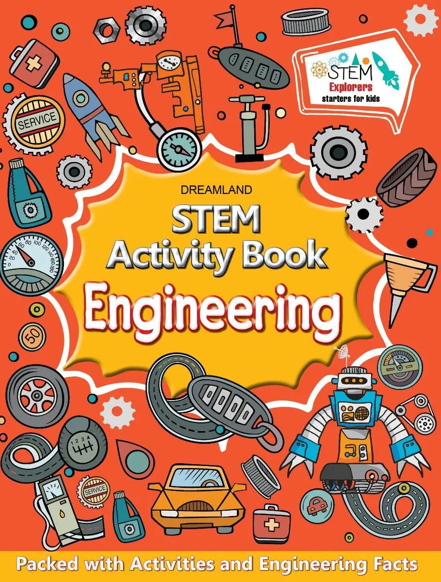 Dreamland Stem Activity Book - Engineering - An Interactive & Activity Book For Kids (English) 1