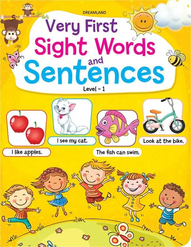 Dreamland Very First Sight Words Sentences Level 1 - An Early Learning Book For Kids (English) 1