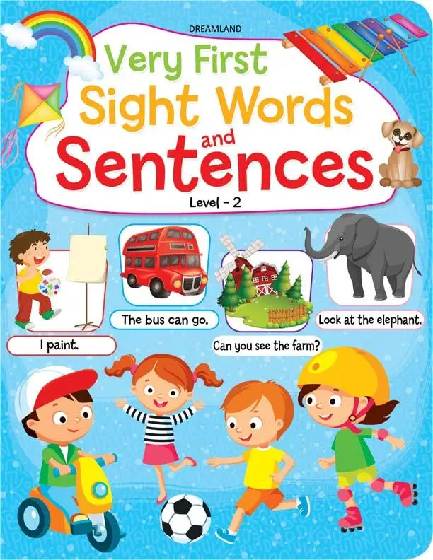 Dreamland Very First Sight Words Sentences Level 2 - An Early Learning Book For Kids (English) 1