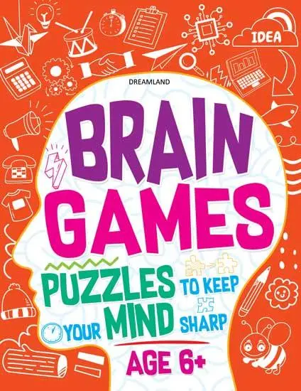 Dreamland Brain Games 4 - An Interactive & Activity Book For Kids (English) 1
