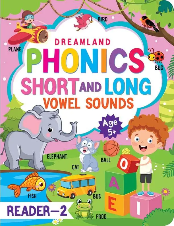 Dreamland Phonics Reader 2 - Short And Long Vowel Sounds - An Early Learning Book For Kids (English) 1