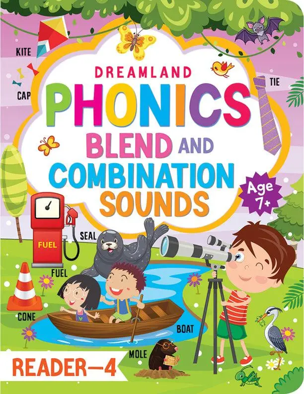 Dreamland Phonics Reader 4 - Blends And Combination Sounds - An Early Learning Book For Kids (English) 1