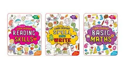 Dreamland Learn Everyday 3 - An Interactive & Activity Book For Kids - Pack Of 3 Books(English) 1