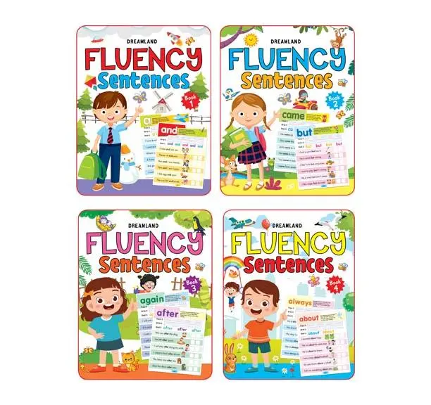 Dreamland Fluency Sentences Books Combo - An Early Learning Book For Kids - Pack Of 4 Books(English) 1
