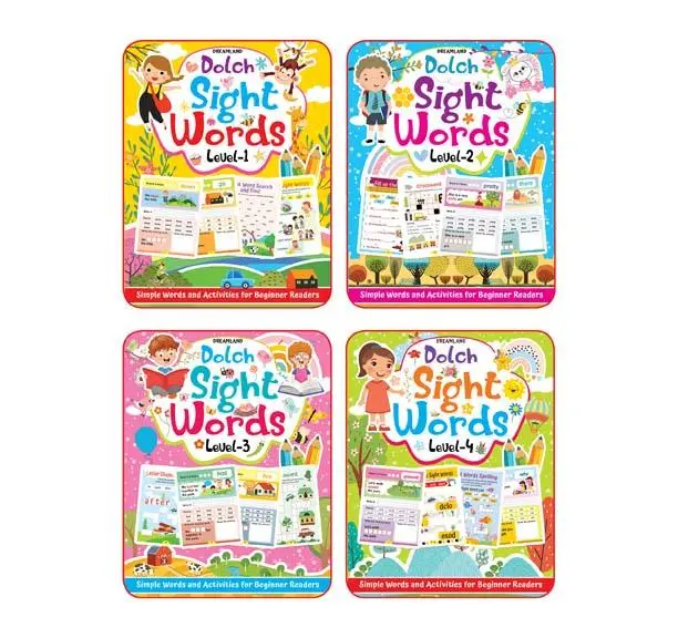 Dreamland Dolch Sight Words Books - An Early Learning Book For Kids - Pack Of 4 Books(English) 1