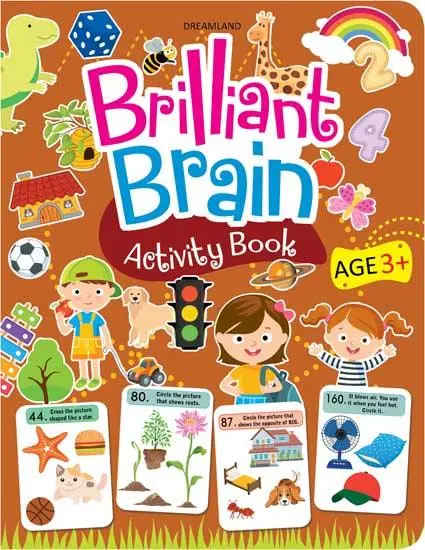 Dreamland Brilliant Brain Activity Book 1 - An Interactive & Activity Book For Kids (English) 1