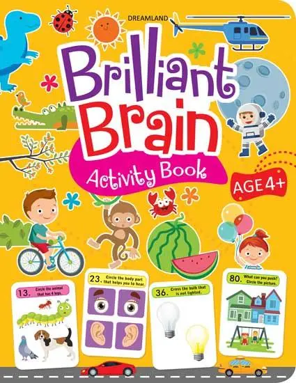Dreamland Brilliant Brain Activity Book 2 - An Interactive & Activity Book For Kids (English) 1