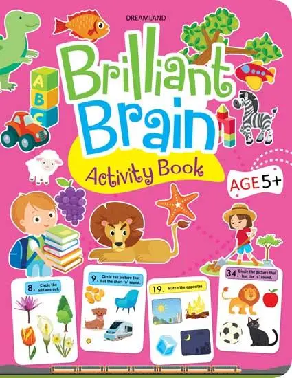 Dreamland Brilliant Brain Activity Book 3 - An Interactive & Activity Book For Kids (English) 1