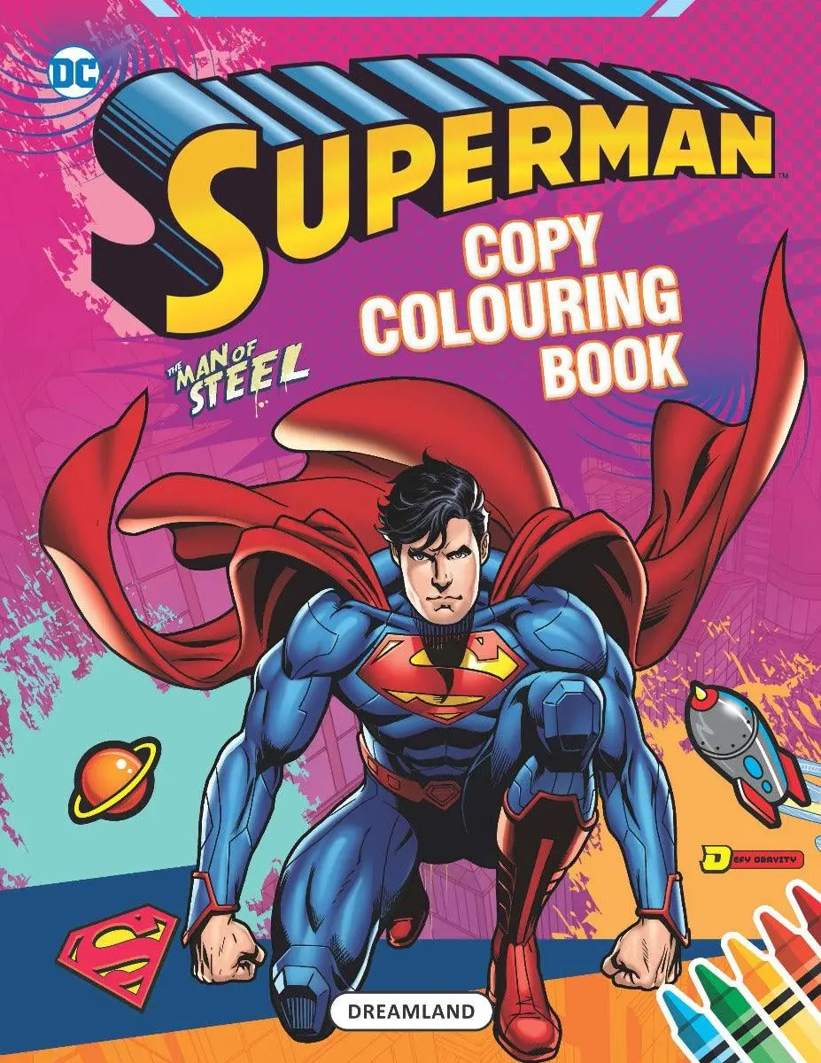 Superman Copy Colouring Book 2 - A Drawing & Activity Book For Kids Ages 2+ (English) 1