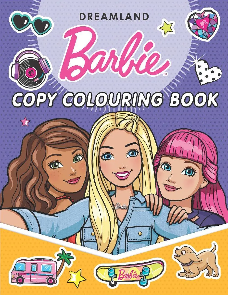 Barbie Copy Colouring Book 5 - A Drawing & Activity Book For Kids Ages 2+ (English) 1