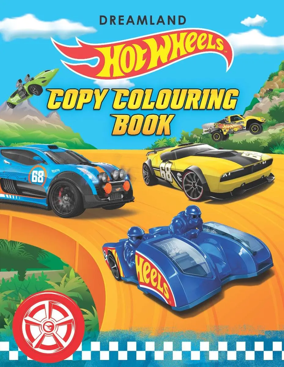 Hot Wheels Copy Colouring Book 1 - A Drawing & Activity Book For Kids Ages 2+ (English) 1