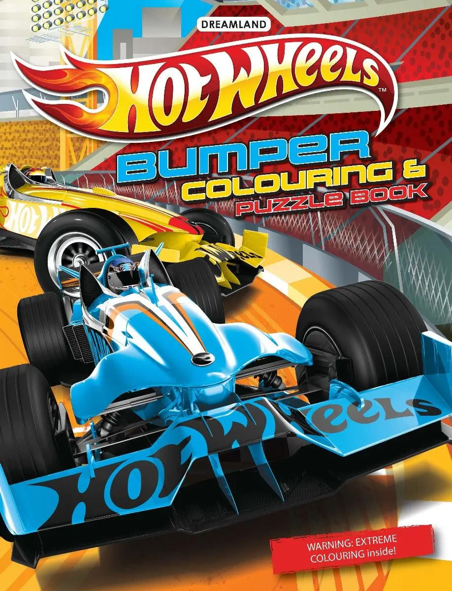 Hot Wheels Bumper Colouring & Puzzle Book - A Drawing & Activity Book For Kids Ages 2+ (English) 1