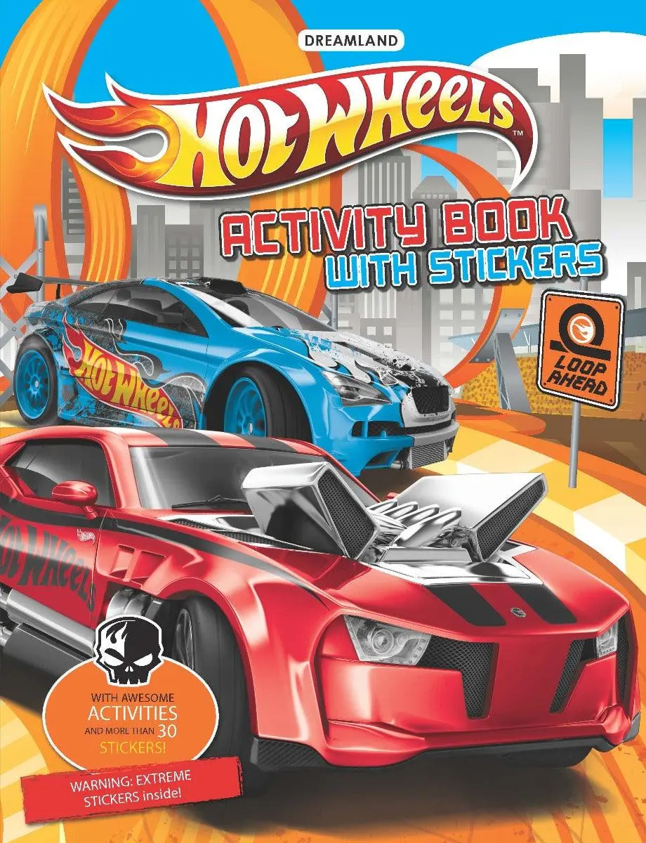 Hot Wheels Activity Book With Stickers - An Activity Book For Kids Ages 2+ (English) 1