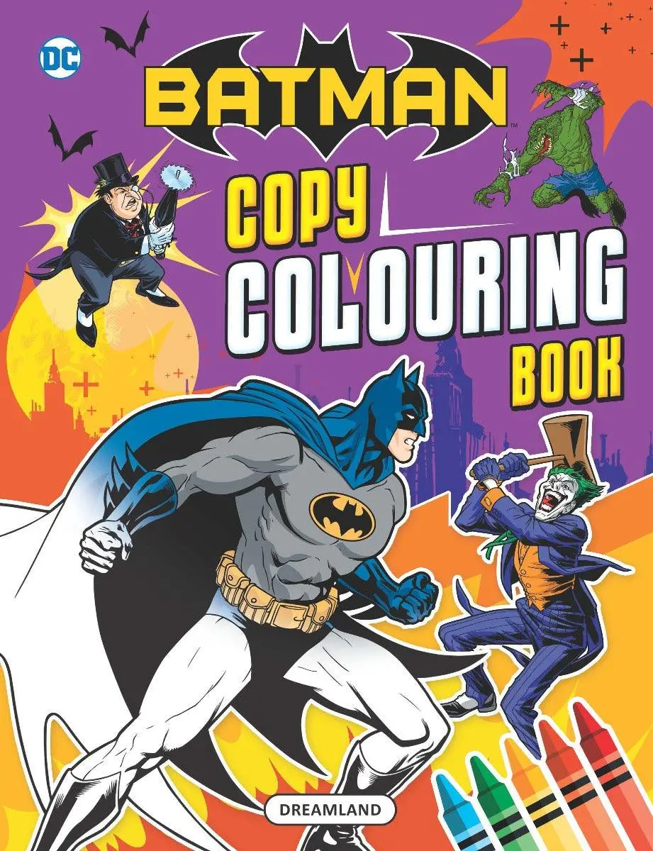 Batman Copy Colouring Book 3 - A Drawing & Activity Book For Kids Ages 2+ (English) 1