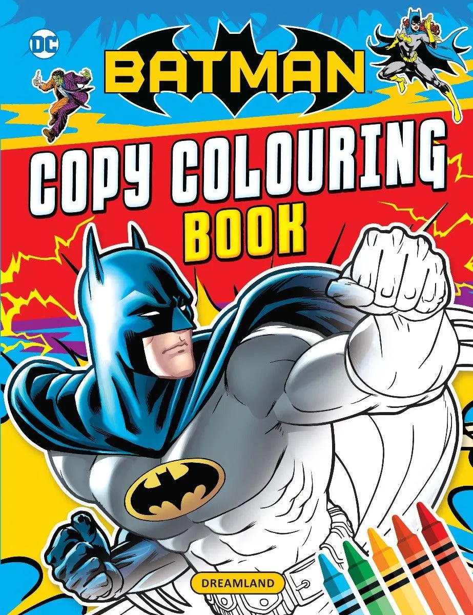 Batman Copy Colouring Book 4 - A Drawing & Activity Book For Kids Ages 2+ (English) 1