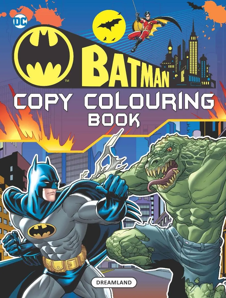 Batman Copy Colouring Book 1 - A Drawing & Activity Book For Kids Ages 2+ (English) 1