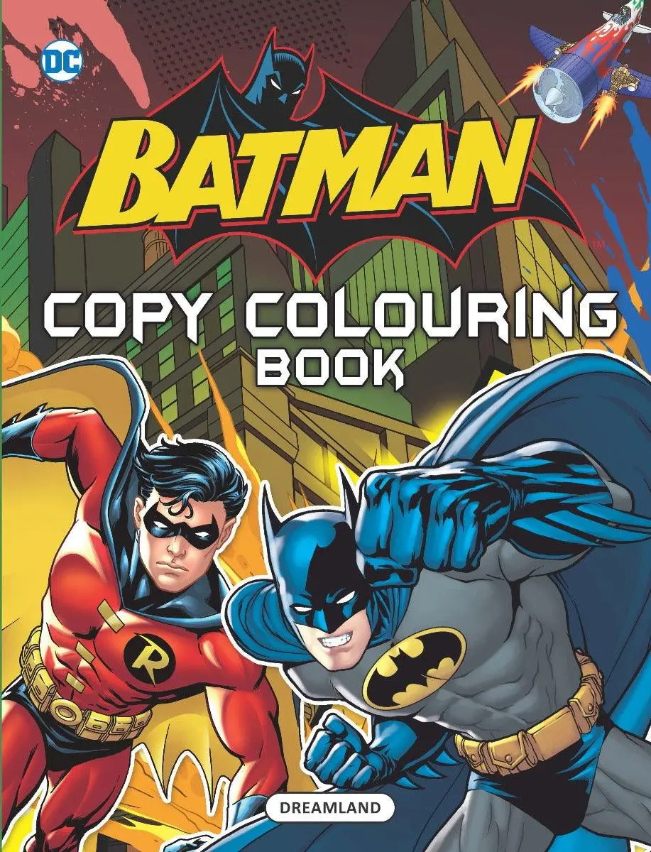 Batman Copy Colouring Book 2 - A Drawing & Activity Book For Kids Ages 2+ (English) 1