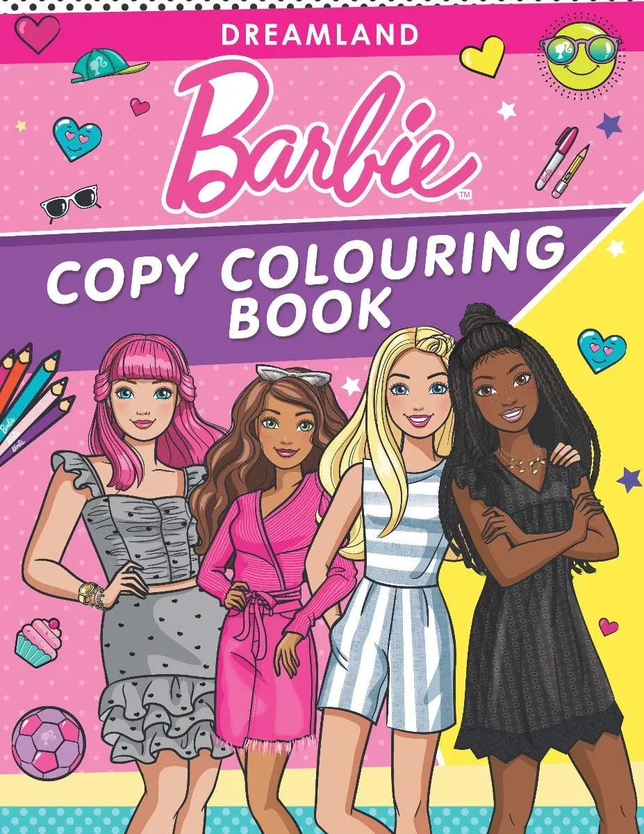 Barbie Copy Colouring Book 4 - A Drawing & Activity Book For Kids Ages 2+ (English) 1