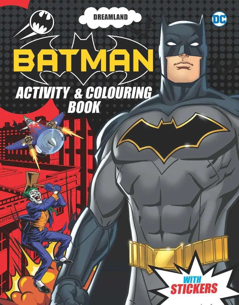 Batman Activity And Colouring Book - A Drawing & Activity Book For Kids Ages 2+ (English) 1
