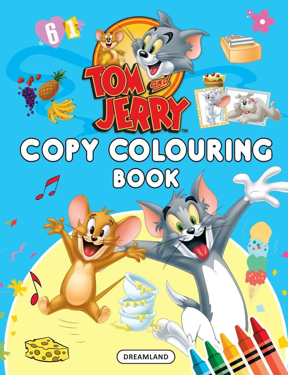 Tom And Jerry Copy Colouring Book 2 - A Drawing & Activity Book For Kids Ages 2+ (English) 1