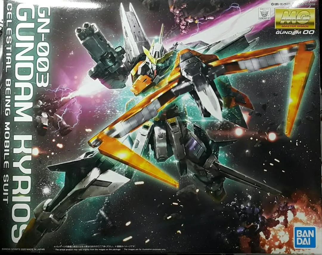 Bandai 59547 機動戰士高達00 高達基里昂斯 天人 機動戰士 拼裝模型 Mg Master Grade 1/100 Mobile Suit Gundam 00 Gn-003 Gundam Kyrios Celestial Being Mobile Suit Model Kit (Epc-2356-70) 存 1