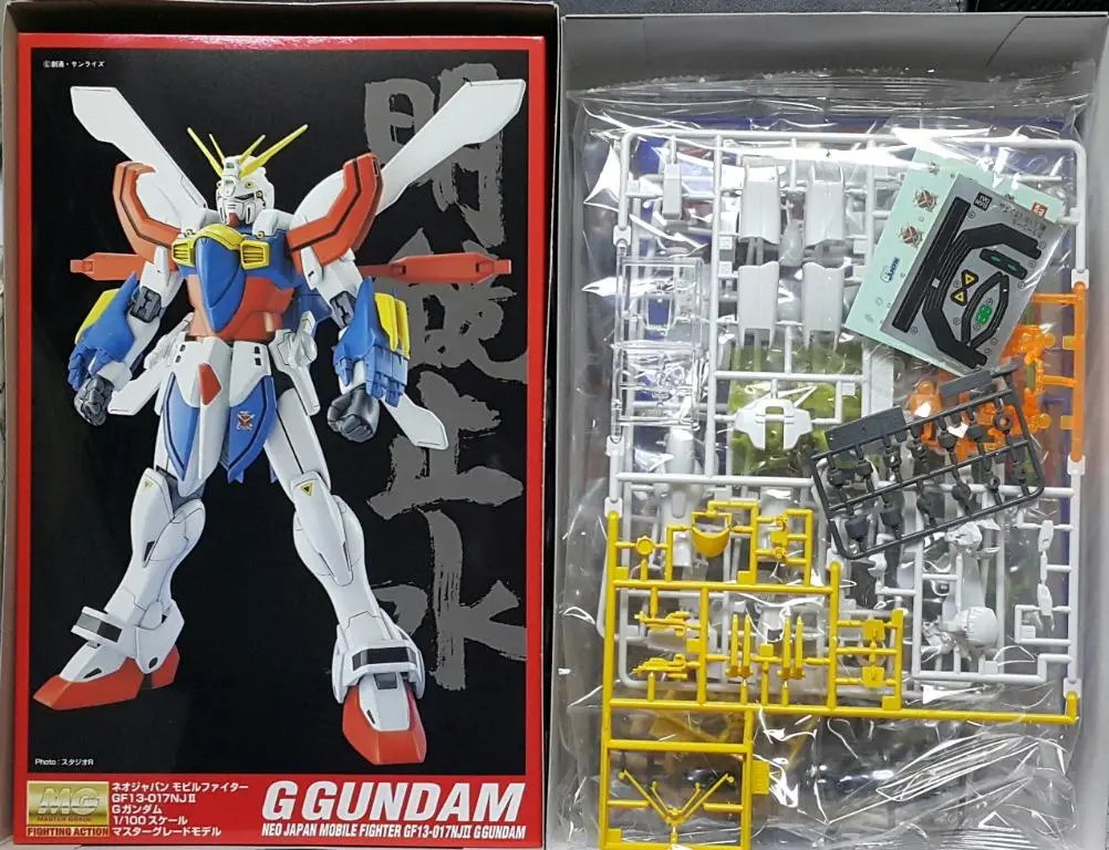 Hold - Bandai 06042 機動武鬥傳g高達 新日本 杜門·卡遜 神高達 拼裝模型 Mg Master Grade Fighting Action 1/100 Domon Kasshu G Gundam Neo Japan Mobile Fighter Gf13-017Njii Model Kit (Epc-2255-35) L 2