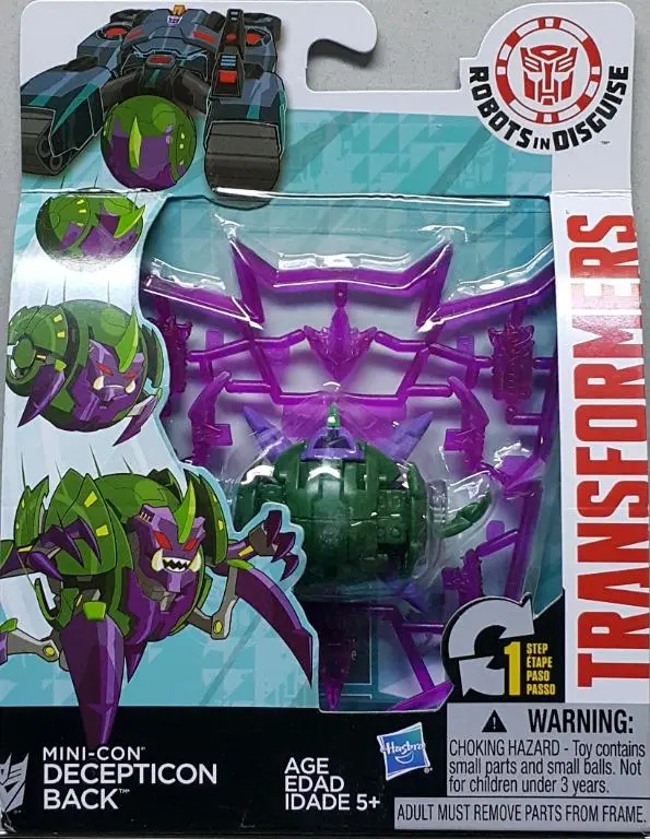 Hasbro 36361 變形金剛 領袖的挑戰 微型金剛 狂派 Transformers Robots In Disguise Mini-Con Decepticon Back (Epc-1030-10) L 1