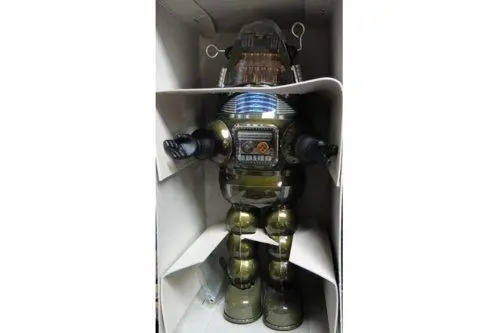 Billiken Forbidden Planet Robby Robot Wind-Up Tin Toy 禁忌星球 機械人露比 上鍊鐵皮公仔 (Piu-1200T) 2