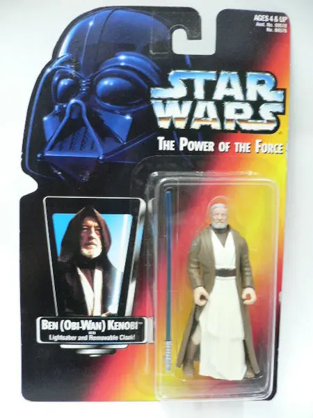 Kenner 星球大戰 Star Wars Power Of The Force Ben Obi-Wan Kenobi With Lightsaber And Removable Cloak 69576 B9372124 1