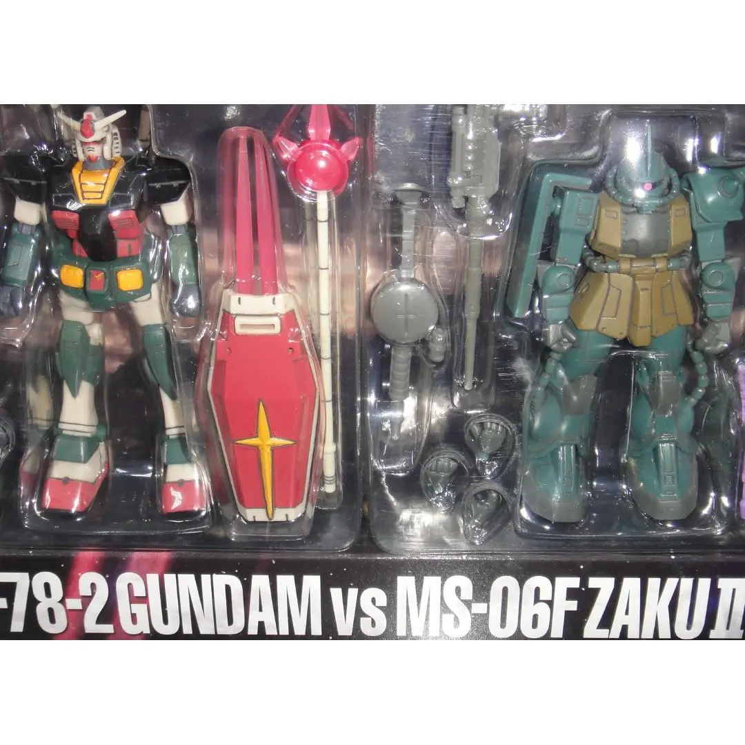 Bandai 76482 機動戰士 宇宙世紀0079年 一年戰爭 大河原邦男 插圖版 高達 渣古ii 套裝 Mia Mobile Suit In Action One Year War In U.C.0079 Mobile Suit Gundam Special Edition Okawara's Illustration Version Rx-78-2 Gundam Vs Ms-06F Zaku Ii Set (Buy-Spk 倉1121) 2