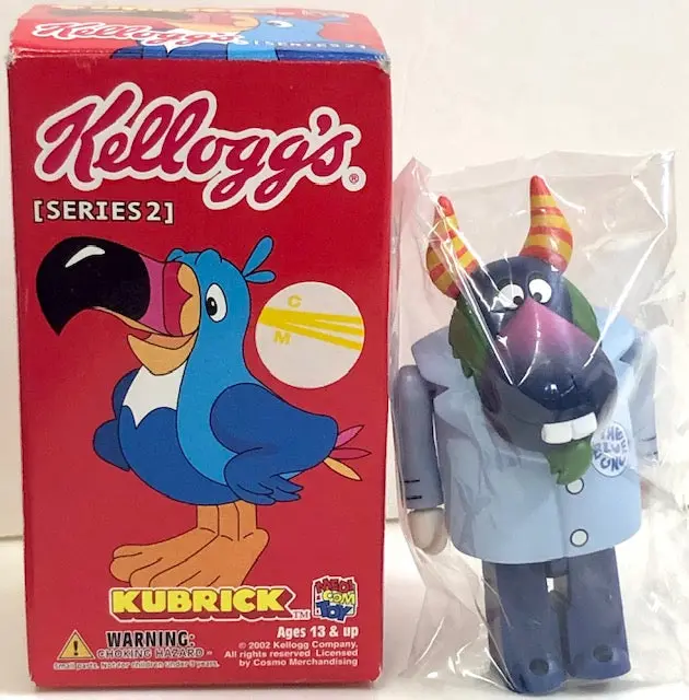 Medicom Kubrick Kellogg’S Series 2 The Blue Gnu Kombos 家樂氏 Bull 牛 Spk-17084 1