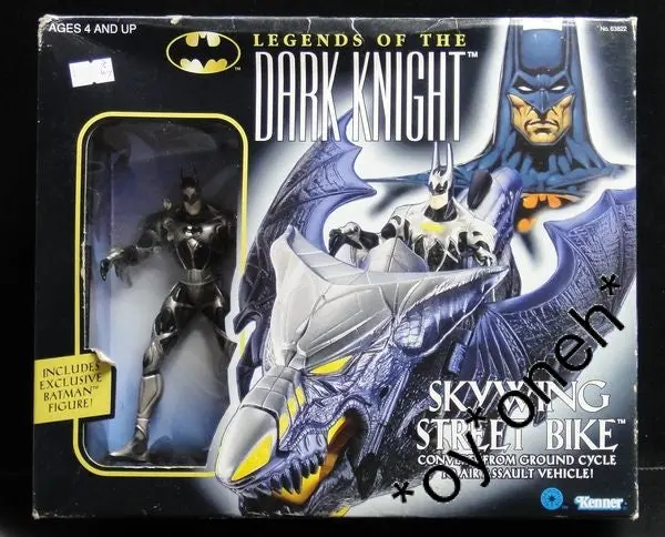Kenner 蝙蝠俠 Legends Of The Dark Knight Batman Action Figure With Skywing Street Bike 63822 (Buy-倉) B32037617 1