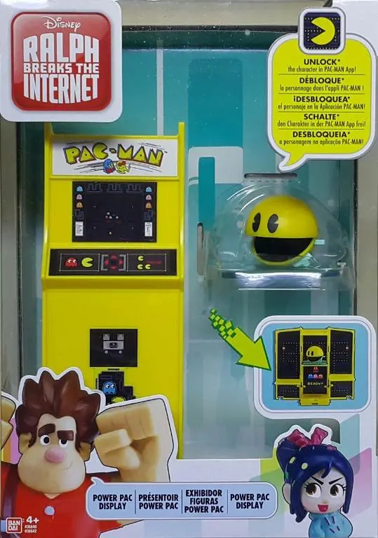 Hold Bandai 36842 無敵破壞王2 打爆互聯網 食鬼 套裝 Disney Ralph Breaks The Internet Pac-Man Power Pac Display Set (Epc-2281-20) L 1