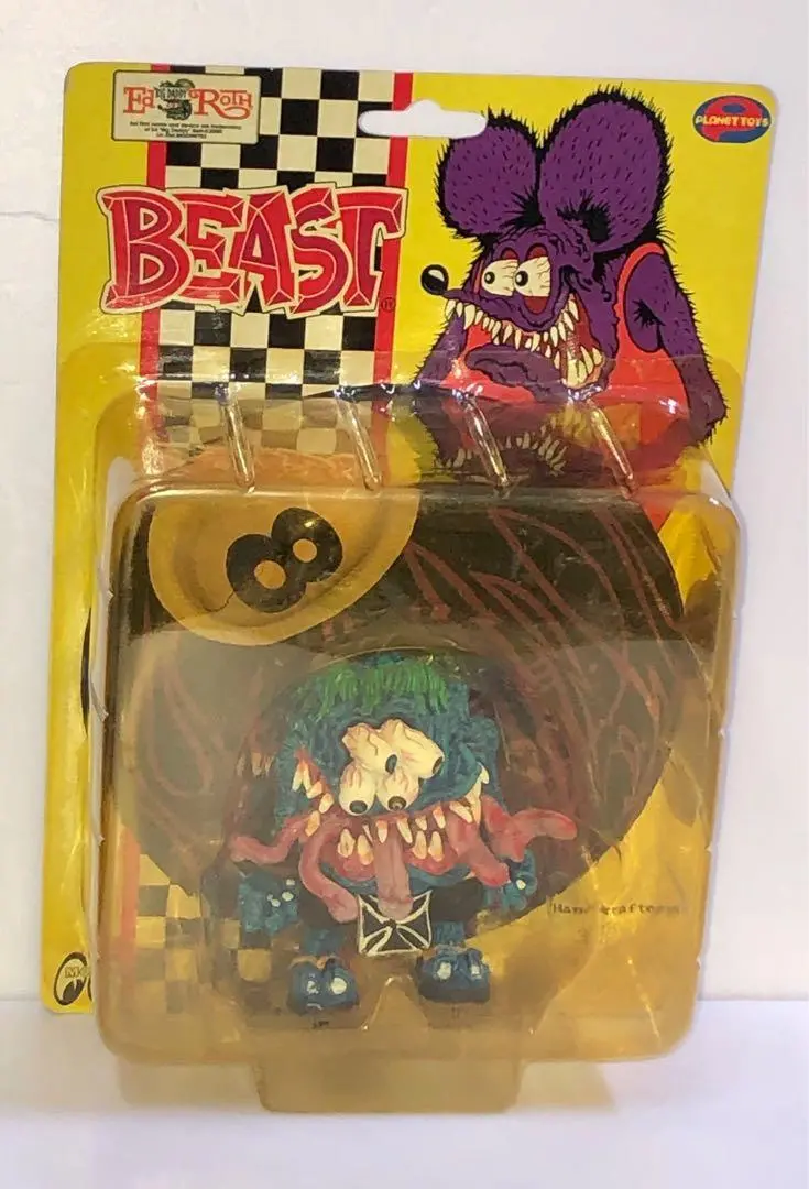 Planet Toys Ed Big Daddy Roth Rat Fink Action Figure Series Beast (Pa-0) 店/Sa 1