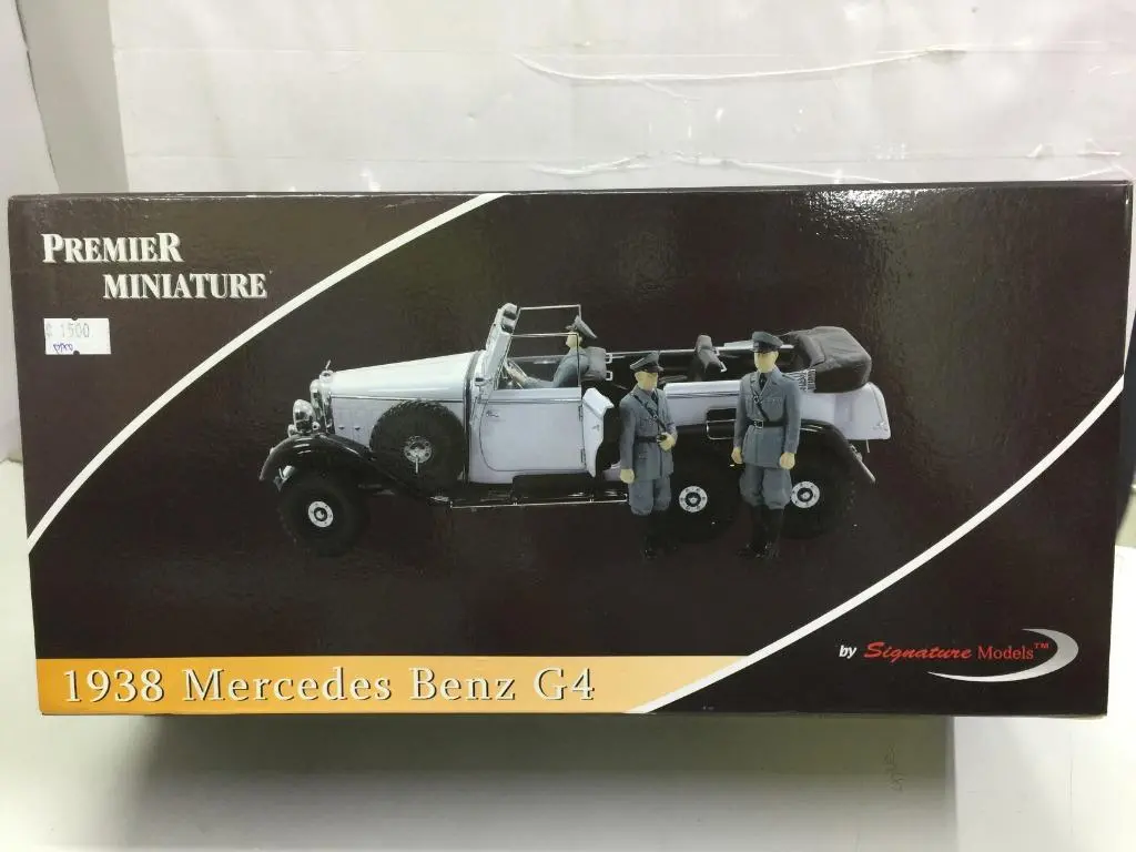 Signature 1/18 Mercedes Benz G4 1938 White (Pm-38202) (00202) (Pa0) 1