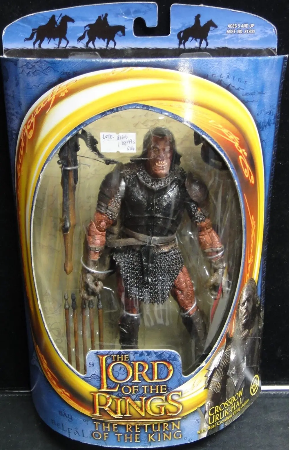 Toy Biz 魔戒三部曲 王者再臨 強獸人 The Lord Of The Rings The Return Of The King Crossbow Uruk-Hai With Real Crossbow Firing Action (Lotr-81306) B21473524 1