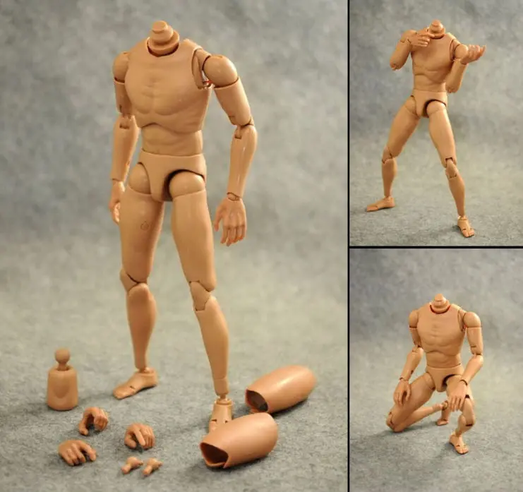 1/6 Nude Body B001 素體 Normal Shoulder Fit 12&Quot; Ht Ttm Male Figure Soldier (Piu88sa) 1