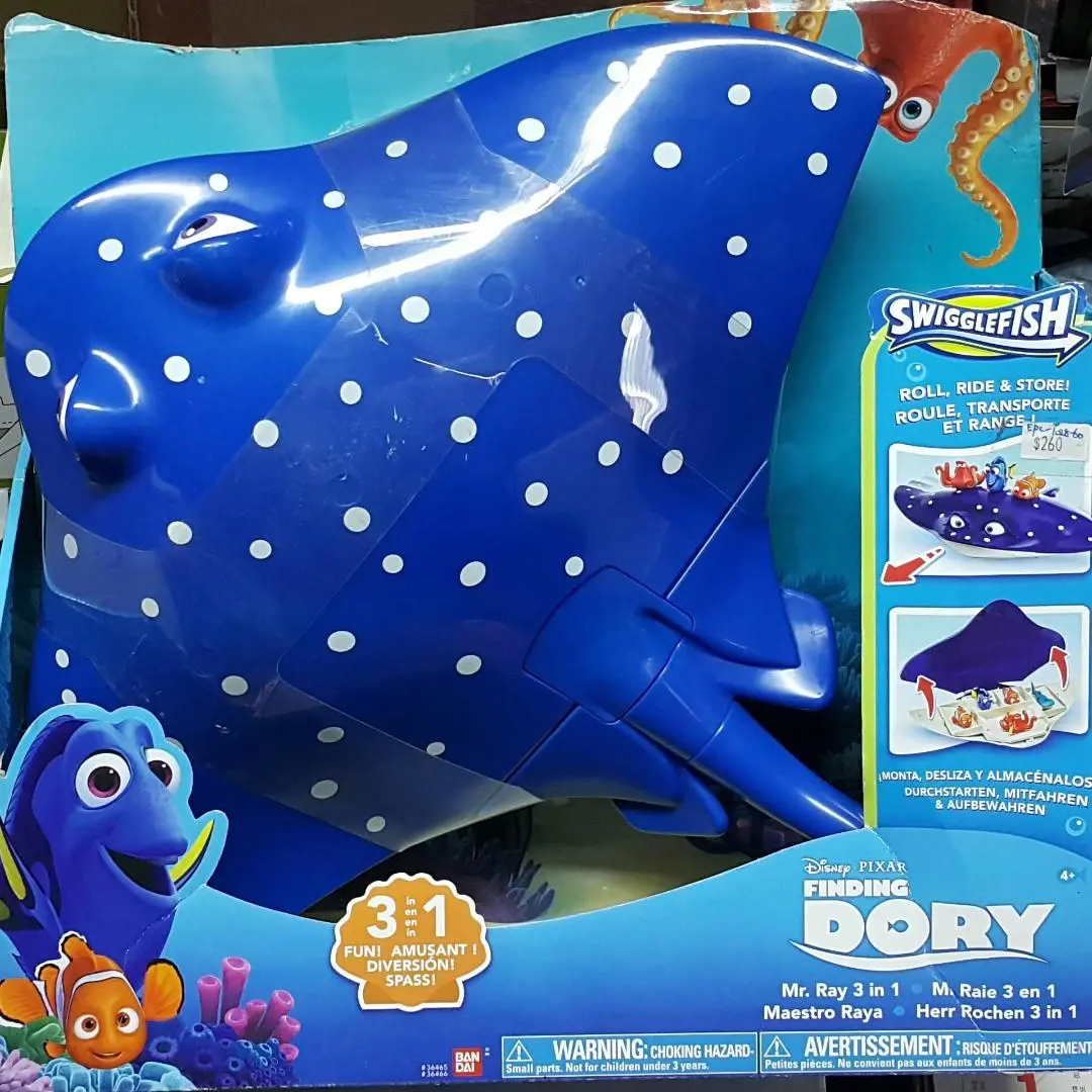 Bandai Disney Pixar Finding Dory Swigglefish Mr. Ray 3 In 1 36466 (Epc-1028-60) 1
