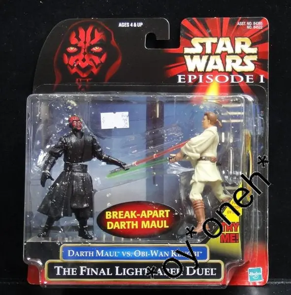 Tomy 星球大戰 Star Wars Episode I Darth Maul Vs Obi Wan Kenobi Final Lightsaber Duel Japan Ver (Buy-60841-Spk) 1