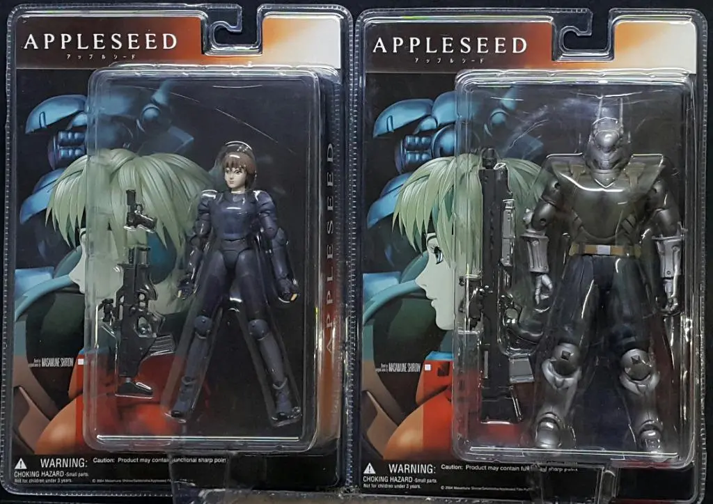 Yamato 33156 33157 蘋果核戰記 汀南納茲 布里艾若斯 Appleseed Deunan Knute Briareos Figure Set (Buy-Spk) 存 1