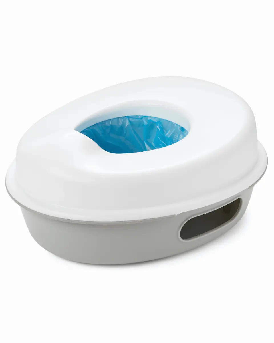 Skip Hop Go Time 3In1 Potty White & Grey - Potty Training For Ages 2-4 Years 1