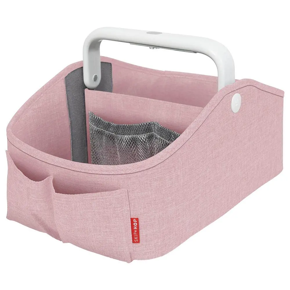 Skip Hop Light Up Diaper Caddy Pink - Diaper Changing Kits For Ages 0-2 Years 1