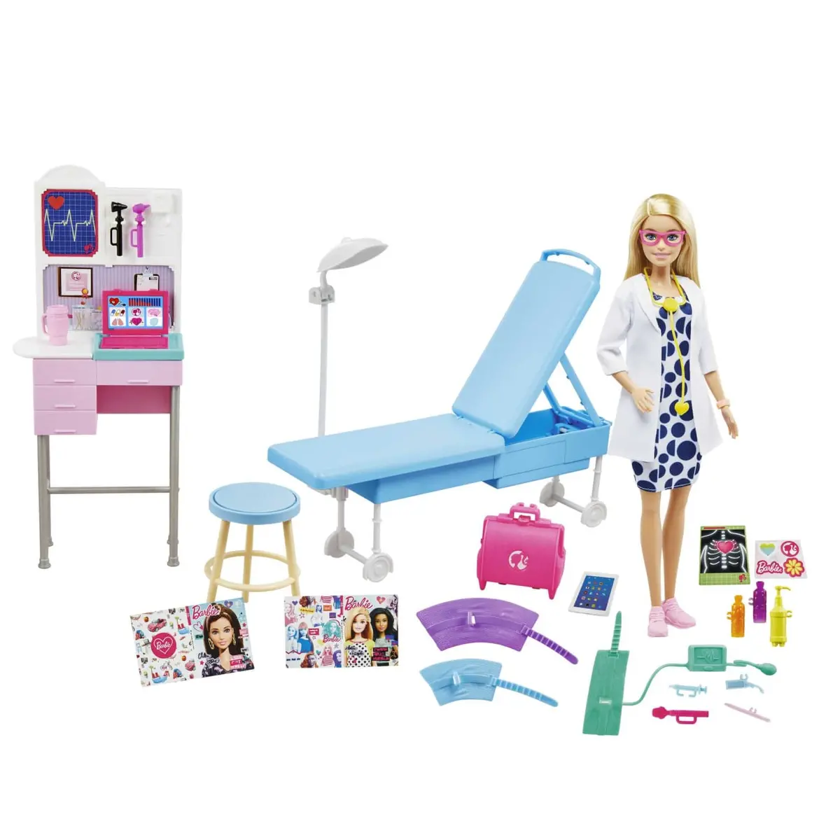 Barbie Medical Doctor Doll With Doctor Accessories & Playset For Kids Ages 3+ 1