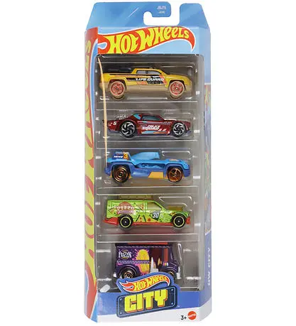 Hot Wheels 5 Car Gift Pack - Hw City 2025 Pack Of 5 For Kids & Collectors 1