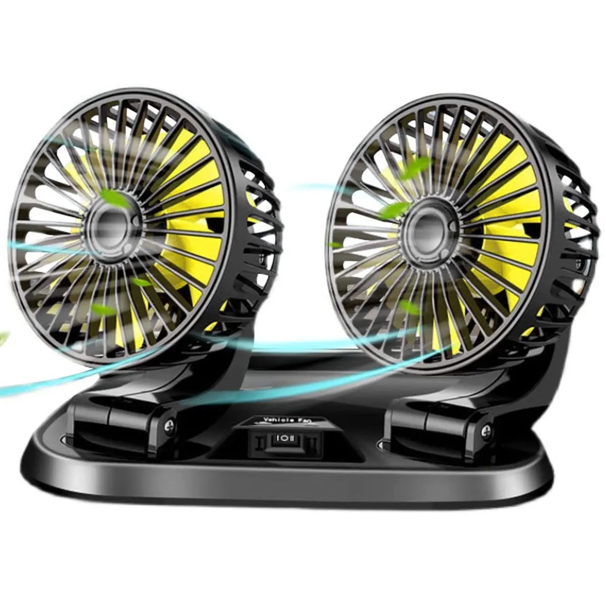 Adjustable Dual Fan 12V With Parking Card 1